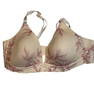 Catherine Malandrino | 36C | Bra | Floral Print | Adjustable Straps‎ | Beige